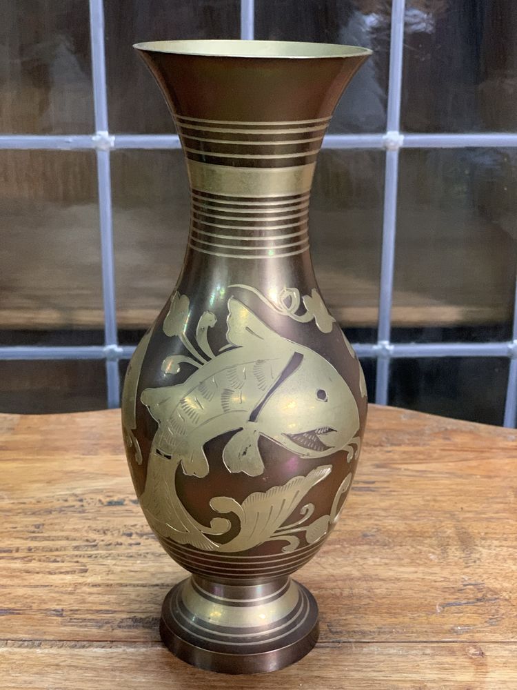 Ретро месингова ваза