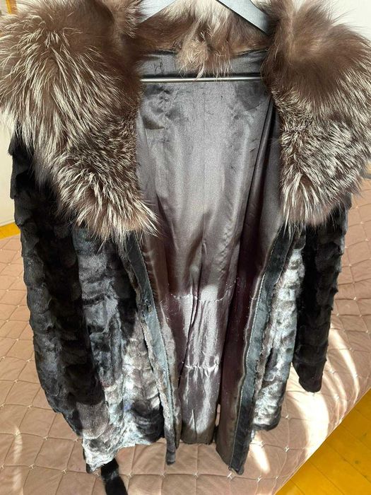 Palton din blană 100% naturala
