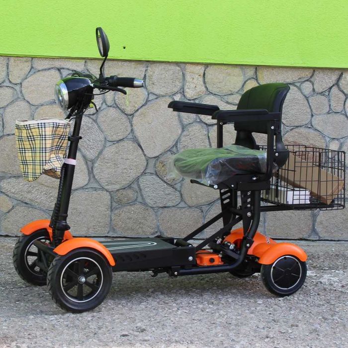 Сгъваема електрическа четириколка MaxMotors Orange