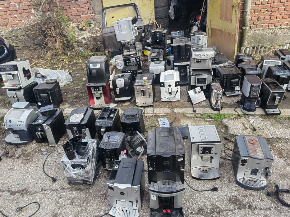 Продавам 60броя кафемашини роботи Делонги, Круп, Нивома, Юра, Филипс,