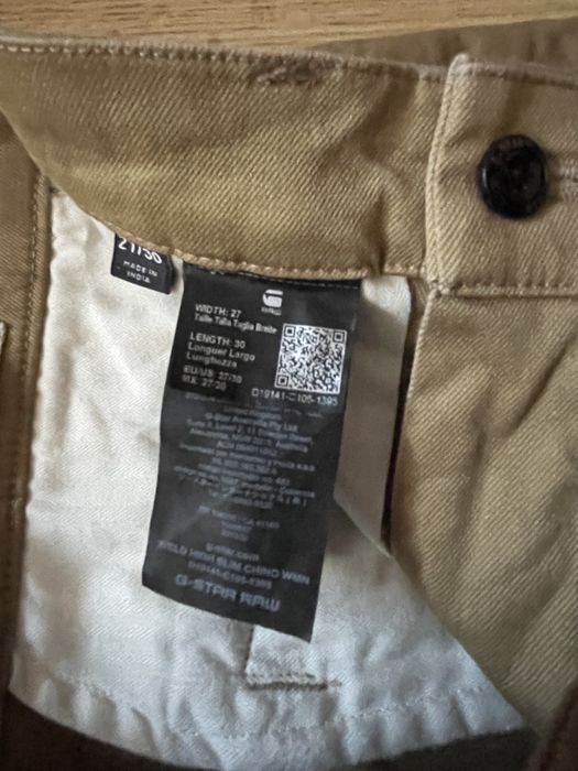 G-star Raw Weld High Slim Chino W27 L30