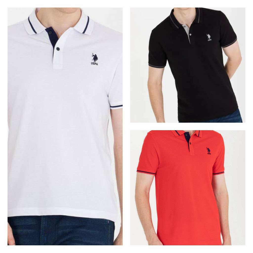 U.S Polo Assn. M,XL,2XL, 4XL Оригинални мъжки тениски