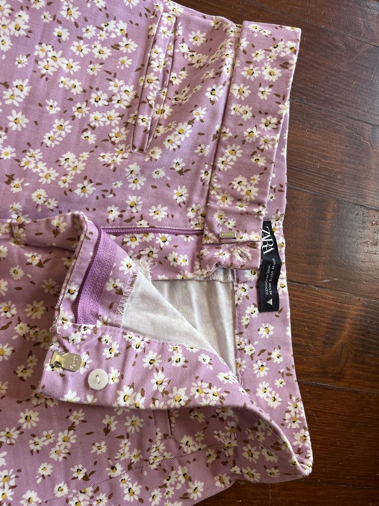 Флорални дънки zara