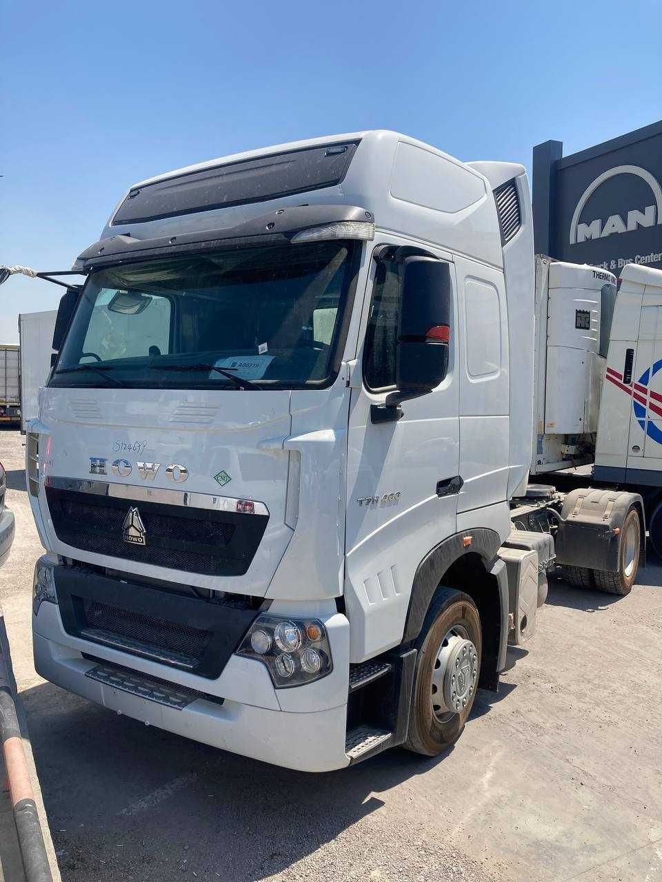 Тягач Howo T7H 4x2 CNG газовый на метане, подушка, AMT, ретардер