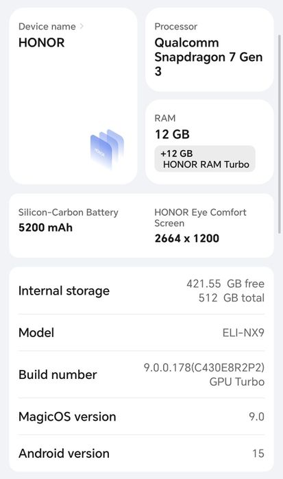 Honor 200 512gb 12ram