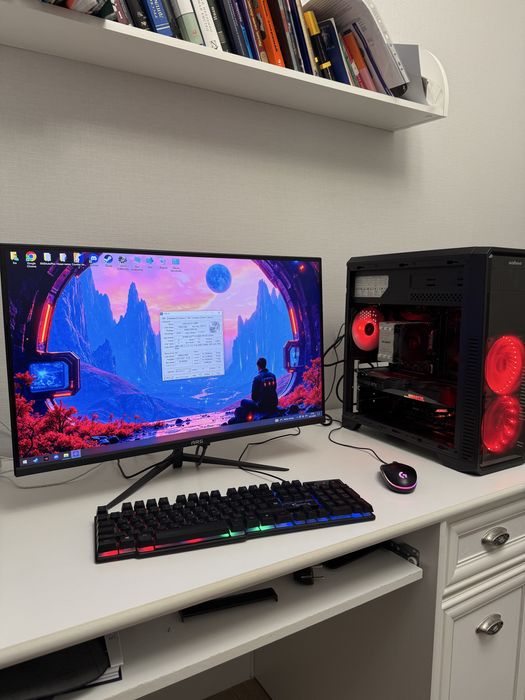 Компьютер игровой комплект rtx 3060 12 gb озу 32 i5 10400f