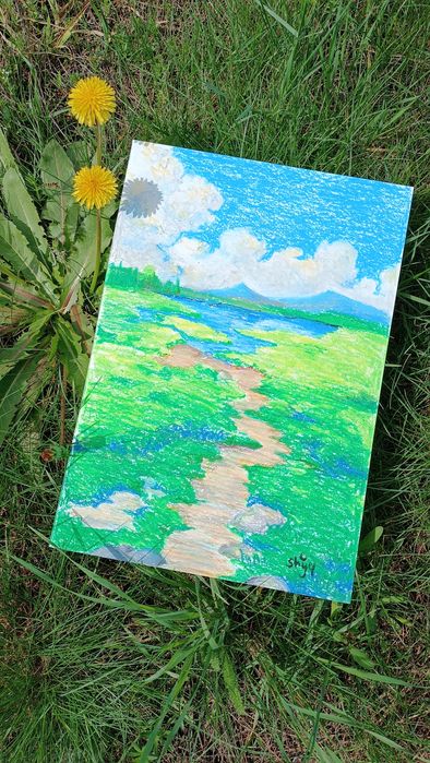 Рисунок "Жазира" А4 с мелом