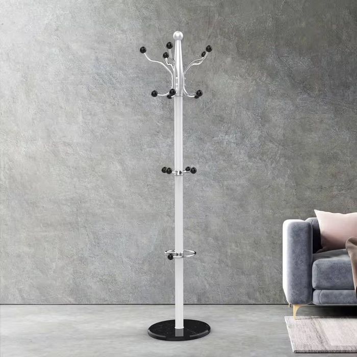 Напольная вешалка для одежды — усиленная металлическая, два цвета