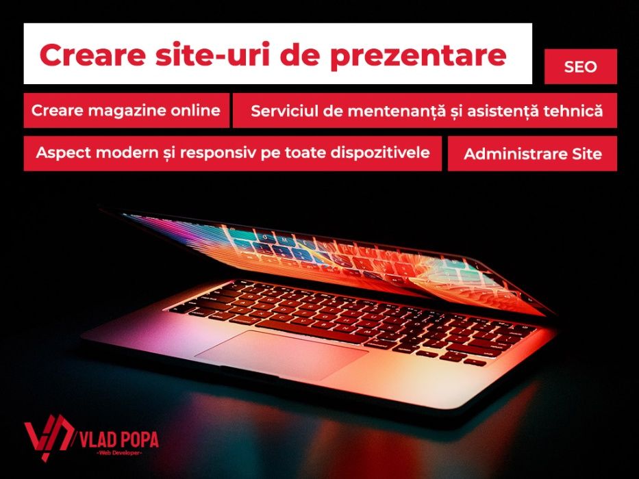 Realizez Site Web si Magazin Online
