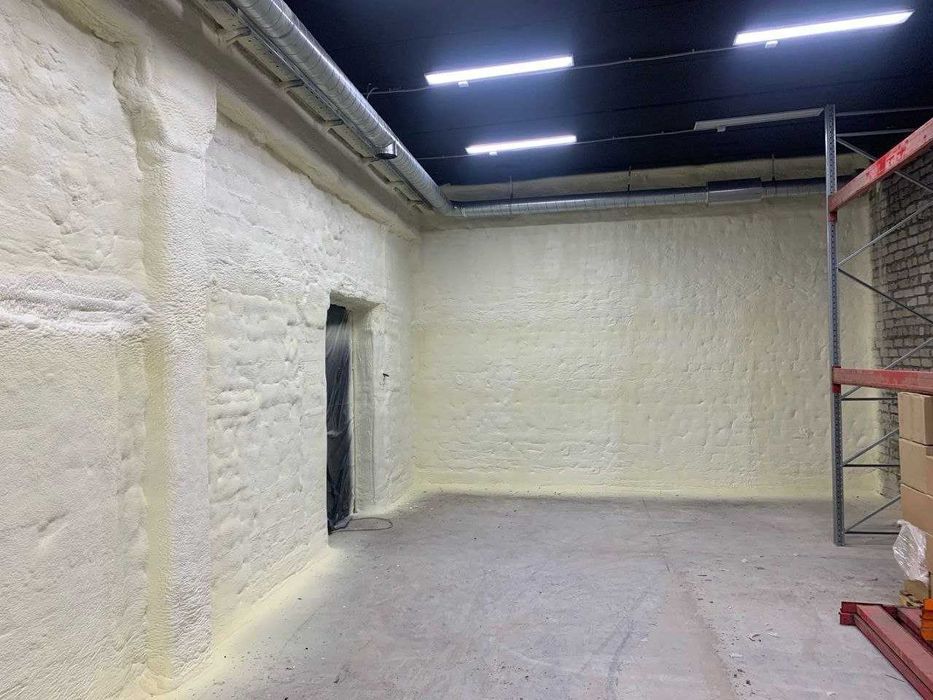 Утепление ангаров складов фасад дом ППУ пенополиуретан на заказ стен