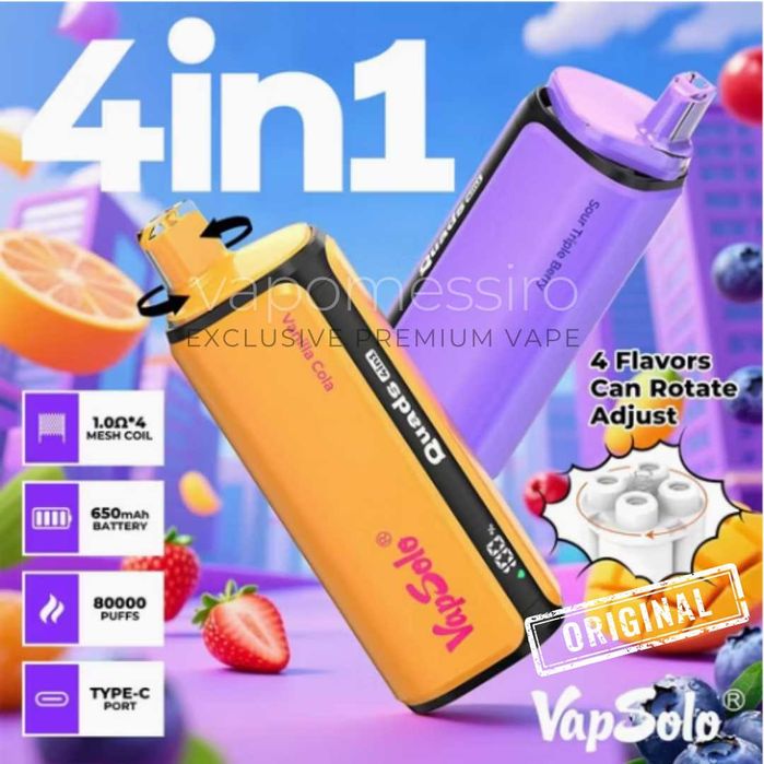 Vape 4 in 1 Vapsolo Premium Quality 80.000 puffs!