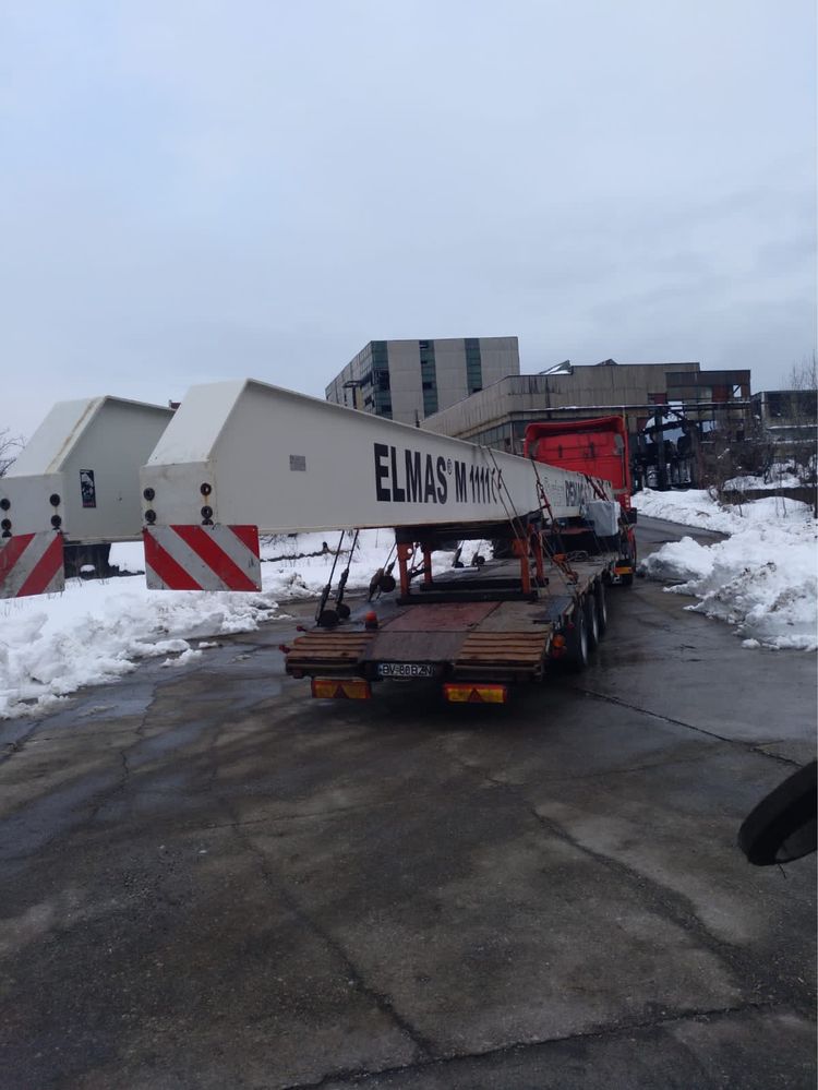 Transport Agabaritic- Trailer 40 T Utilaje-Combine-Tractoare-Camioane