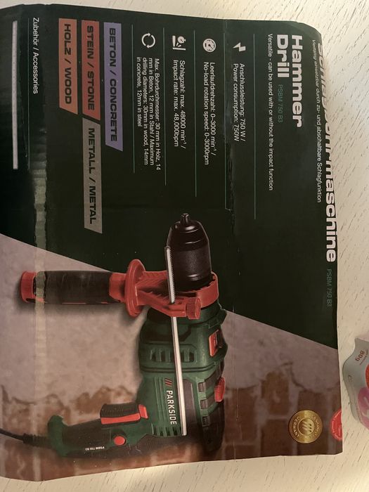 Parkside bormasina cu percutie PSBM 750W