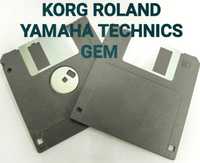 Discheta / programe / tonuri Korg Roland Yamaha GEM