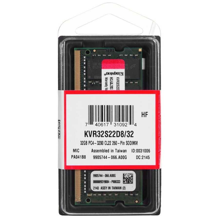 Memorie Laptop Kingston ValueRAM 32GB DDR4 3200MHz