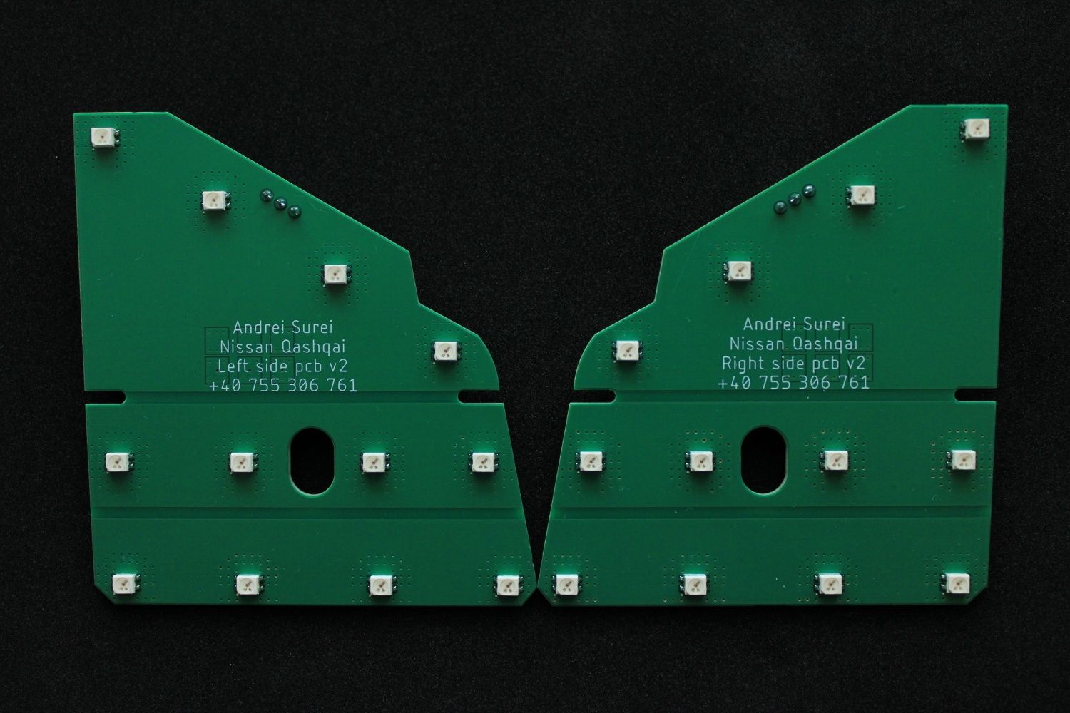 Placă/plăcuțe/pcb stop/stopuri led Nissan Qashqai J10