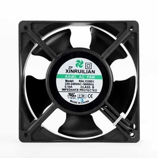 Вытяжной вентилятор, 12 см, 220V, Чёрный