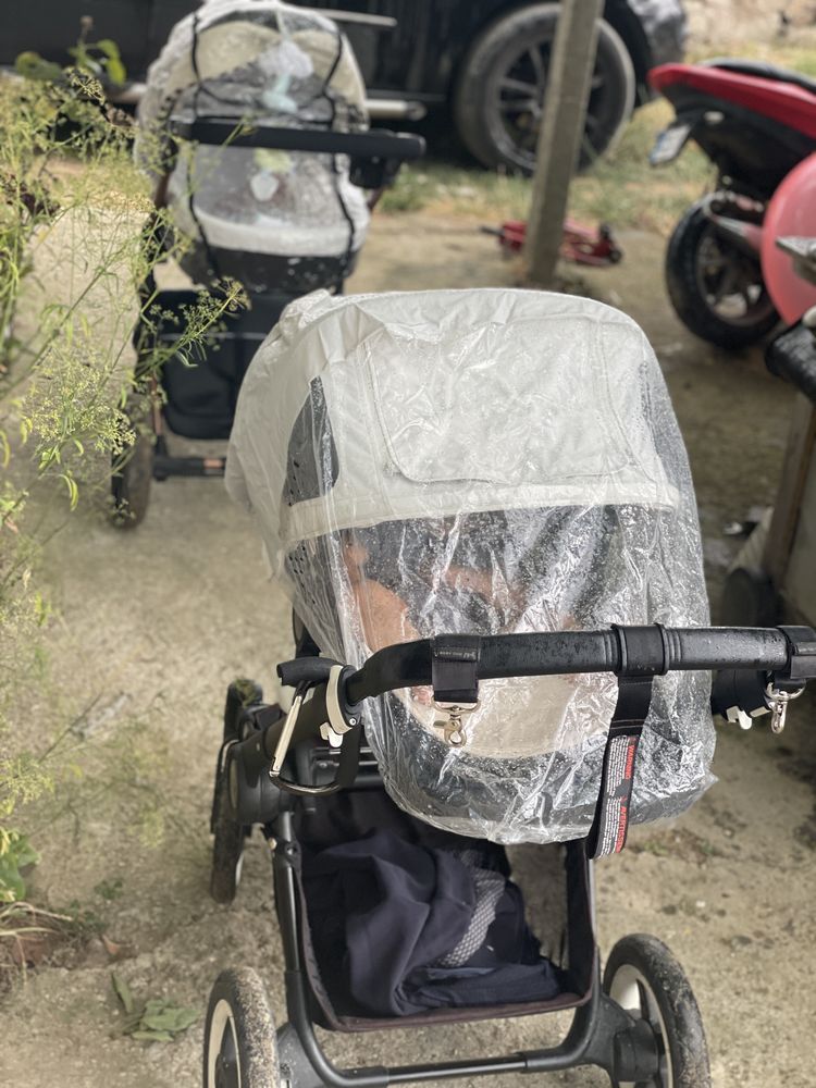 Bugaboo buffalo унисекс количка + кош за кола за бебе + адаптори
