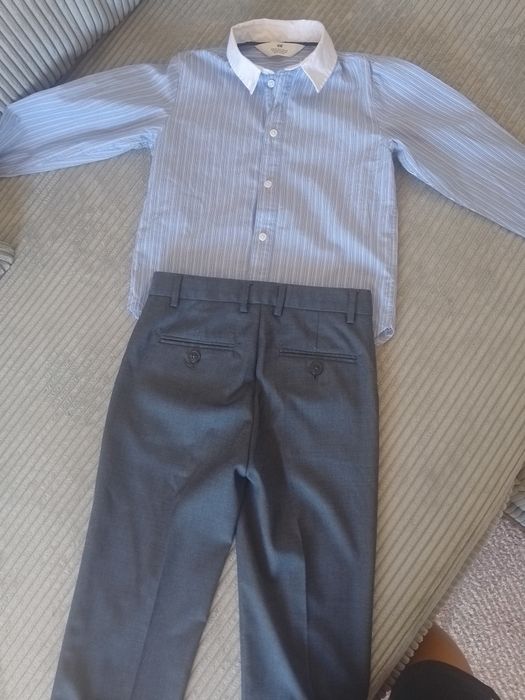 Pantaloni de costum cu cămașa pt băieți