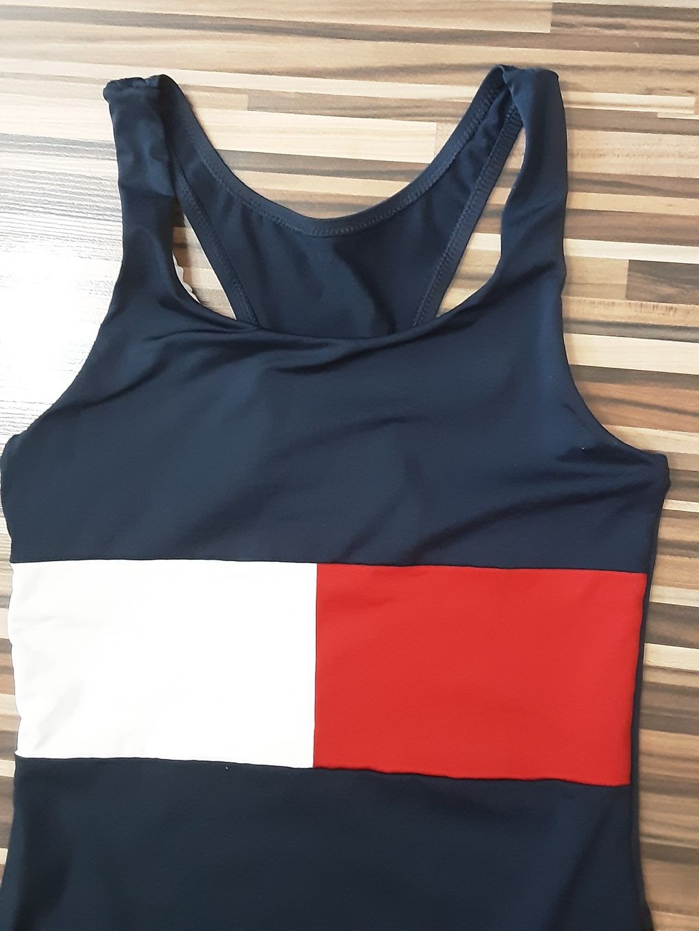 (XS/S) TOMMY HILFIGER оригинален тъмно син бански