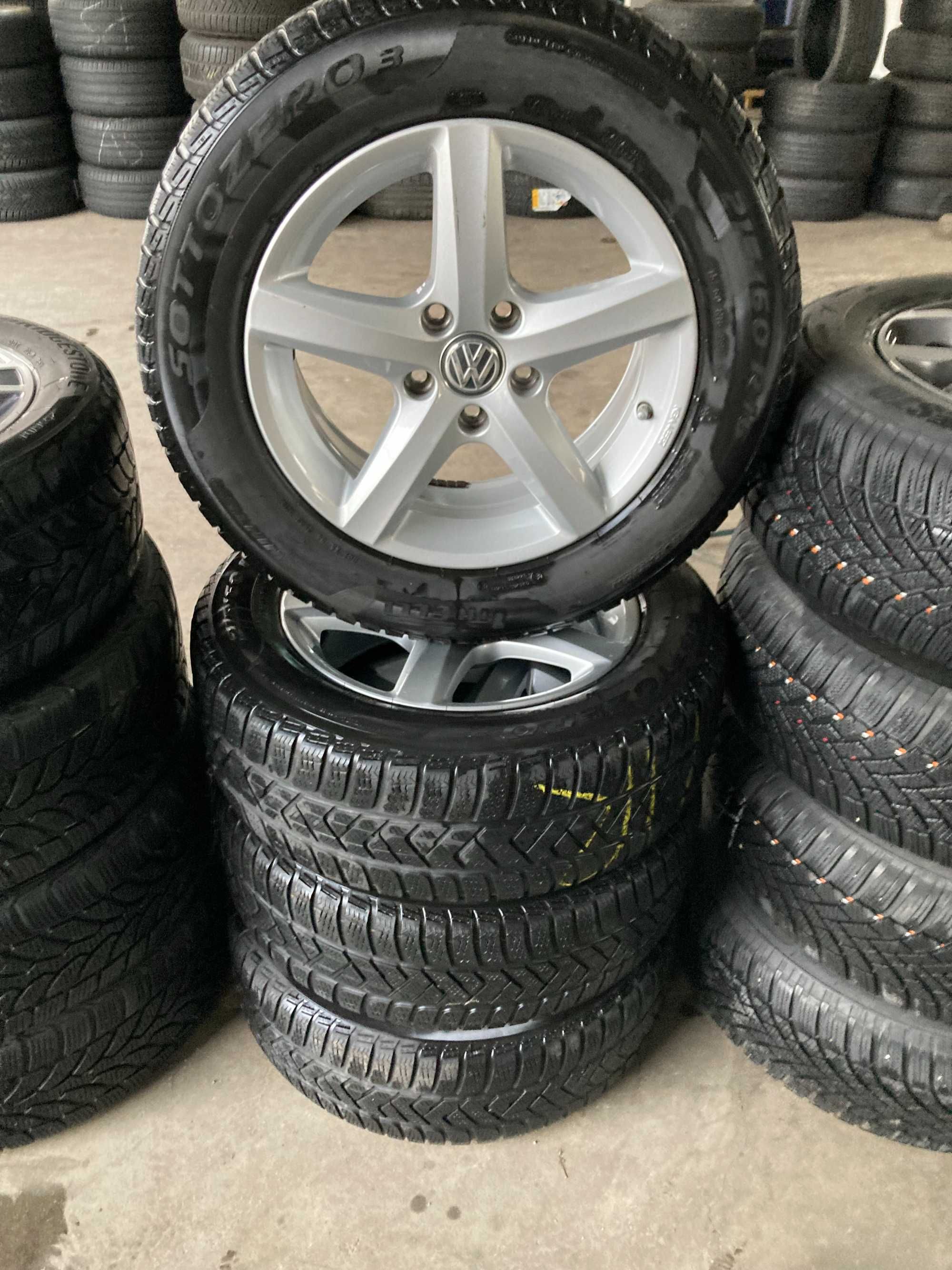 Jante VW Passat 3G B8 Anvelope Iarna Pirelli 215 60 16