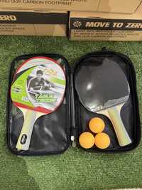 Качественные ракетки для настольного тенниса 2шт + 3 шарика.