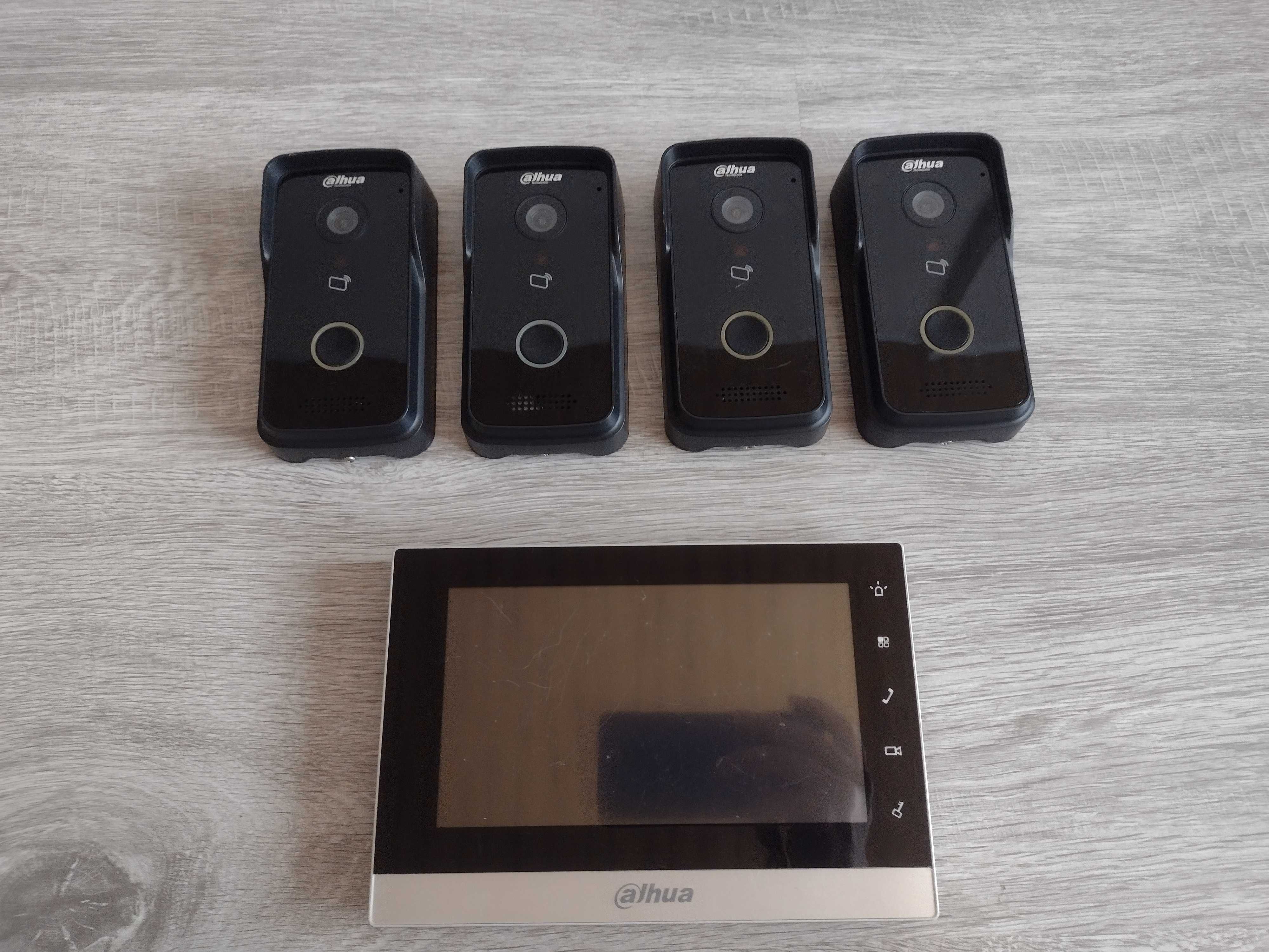 Dahua IP Indoor Monitor и 4 камери звънец