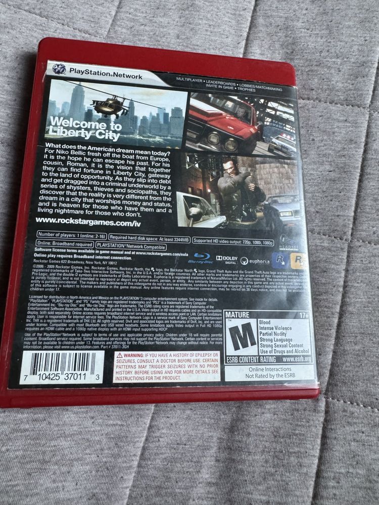 Диск на Playstation 3