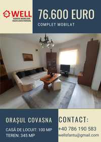 DE VÂNZARE casă complet mobilată în orașul Covasna