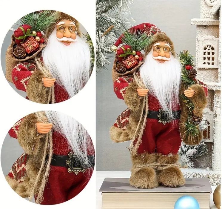 Figurine Mos Crăciun/Mos Nicolae 30 cm