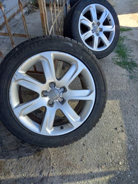 Vând jante R18 Audi originale Vw sau Skoda (5x112) butuc 66.6