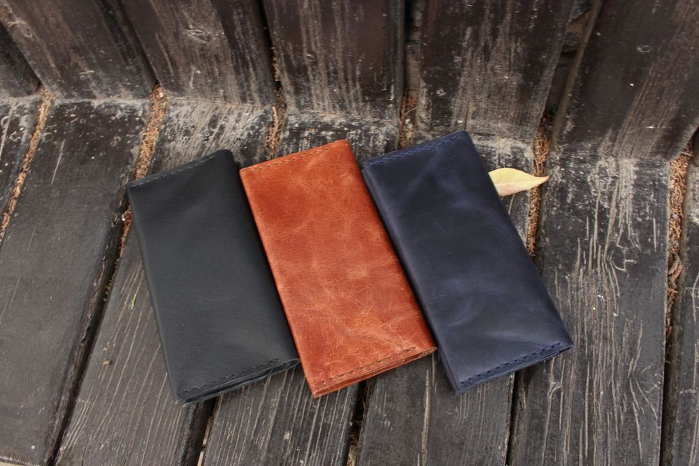 Кожаные кошельки, портмоне, бананки