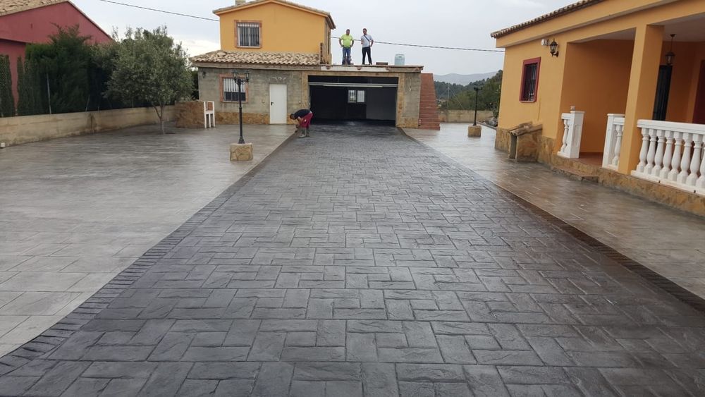 Beton Amprentat/Vertical