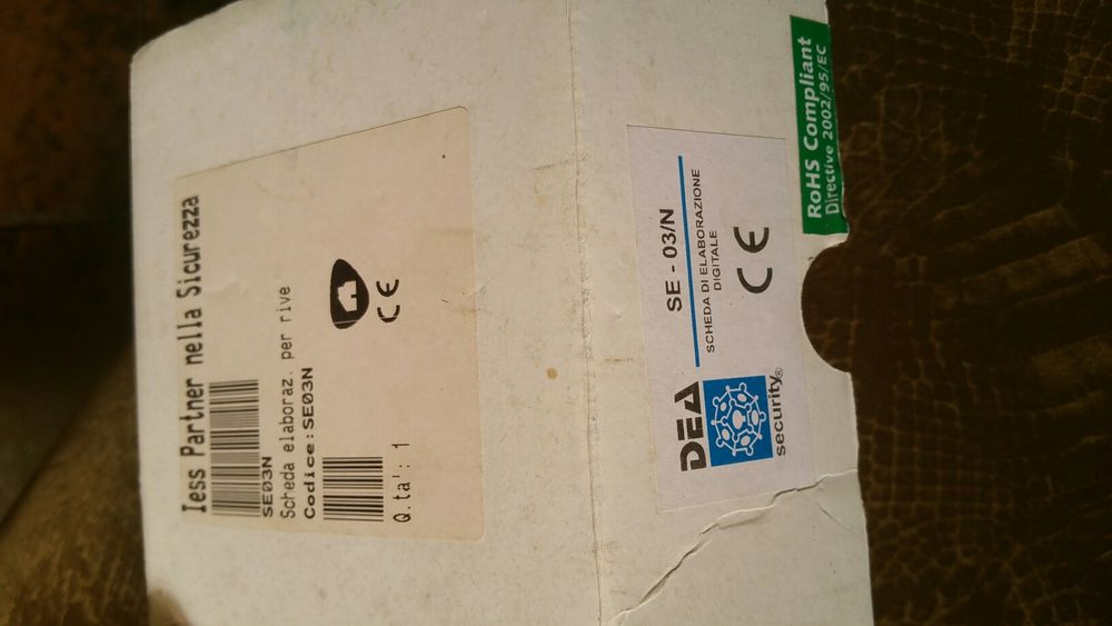 Card de analiza digitala alarma SE03n