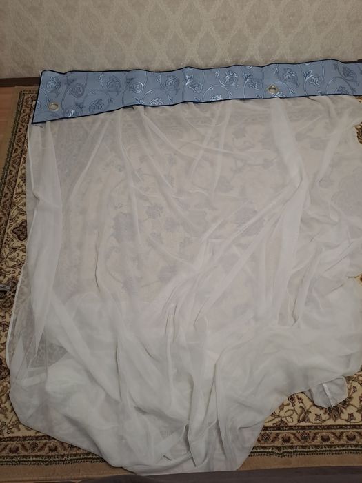 Продам тюль + ламбрекен