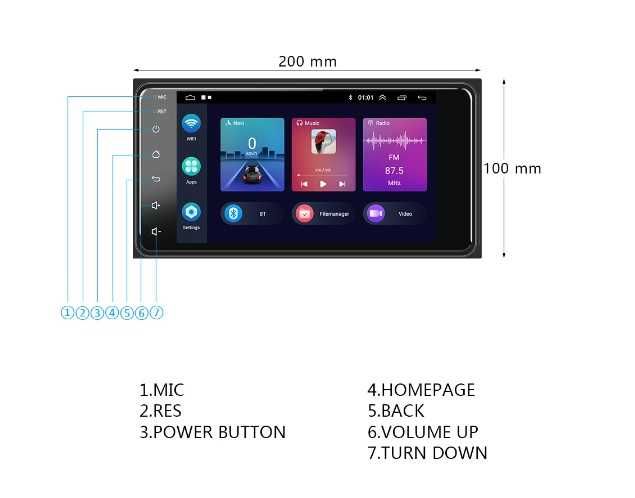 Dvd Auto toyota android Wi-Fi usb