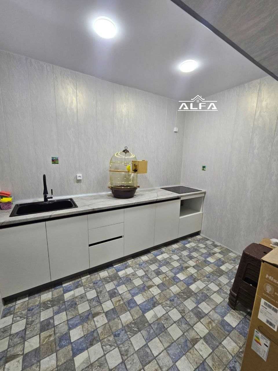 2 xonali qilingan 50m² 1-qavat + 50m² podval.