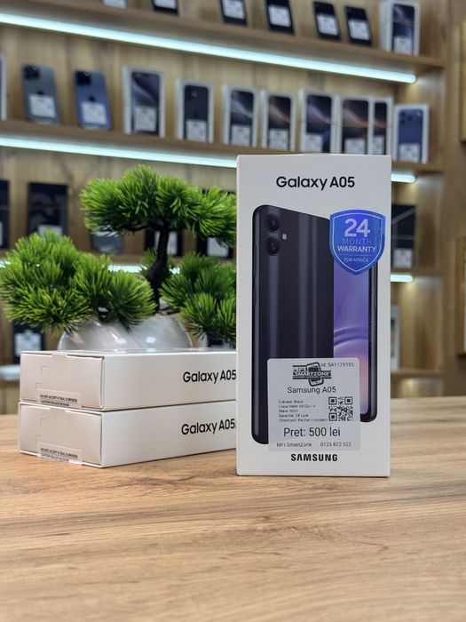 Samsung A05 Black 64Gb - Nou - Sigilat - Garantie 24 luni