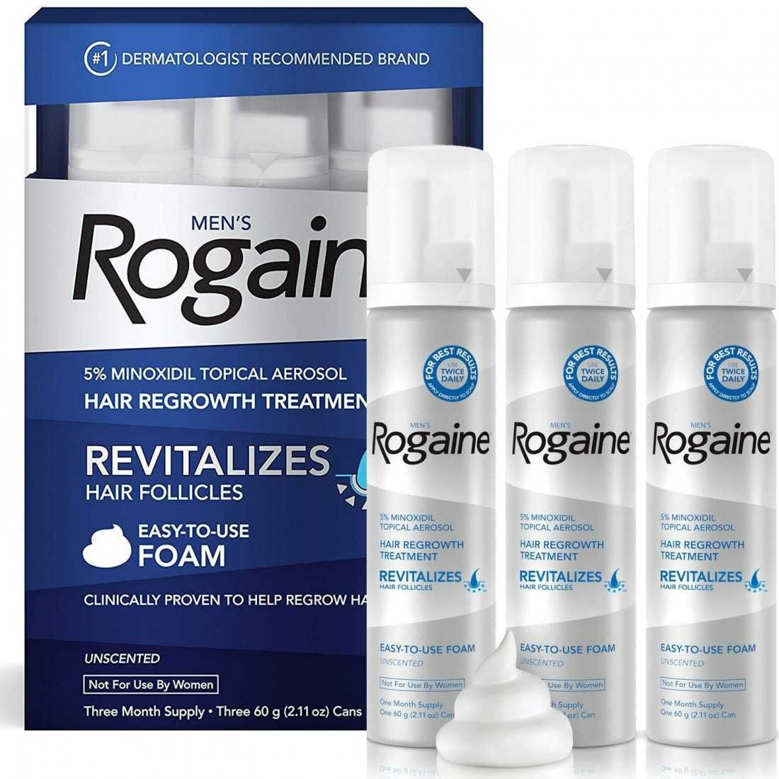 Spuma - Minoxidil Rogaine 5% SUA, pentru Cresterea Parului