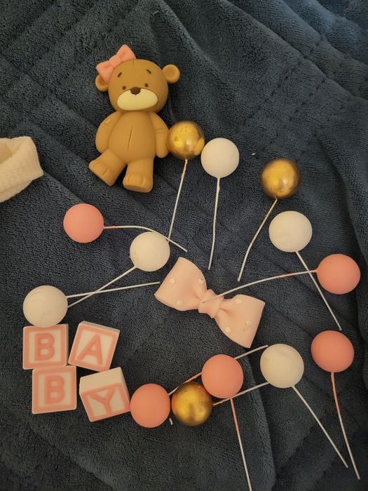 Сет за бебешка погача, украса, дрехи