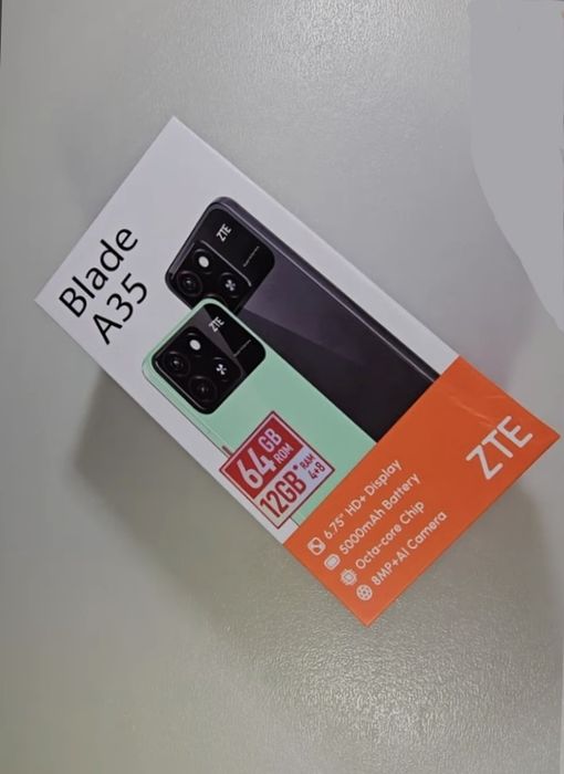 Новый в коробке ZTE blade A35