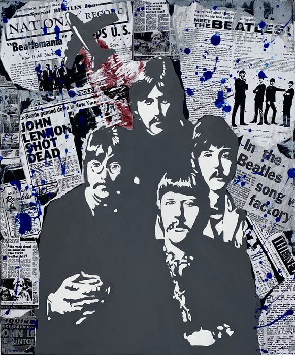 “The Beatles - All Over The News” Painting