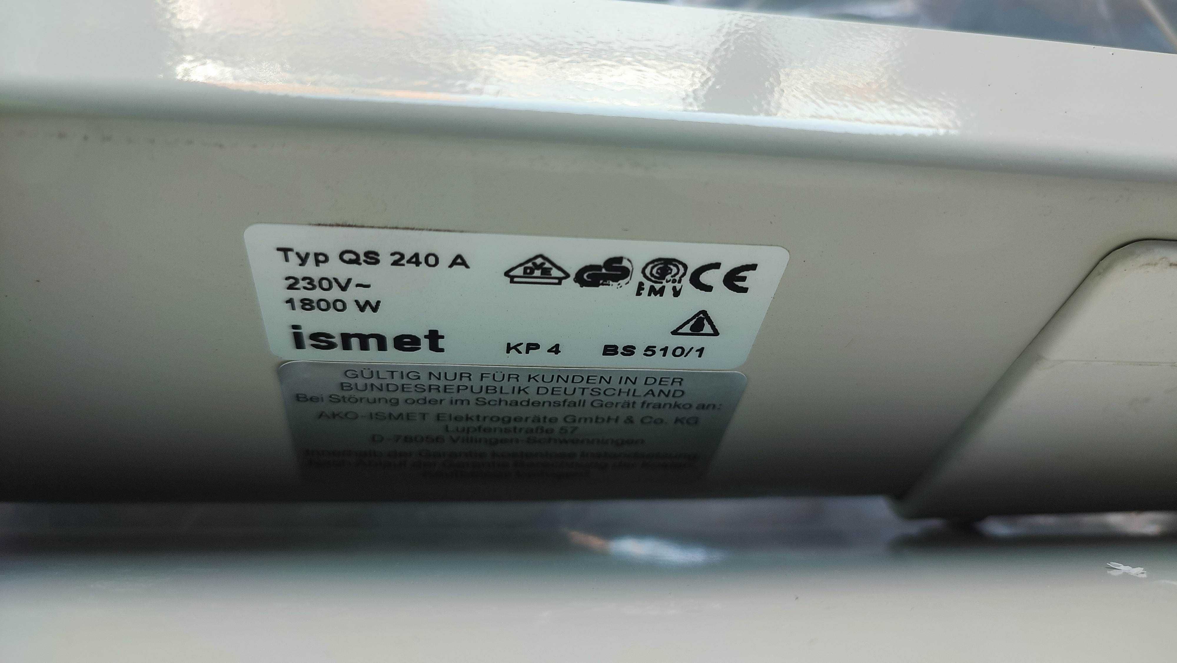 Печка за баня 1800w ISMET QS240A или друго стенно отопление