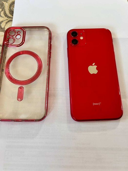 iphone 11 rosu impecabil, bateria 100% neverlock