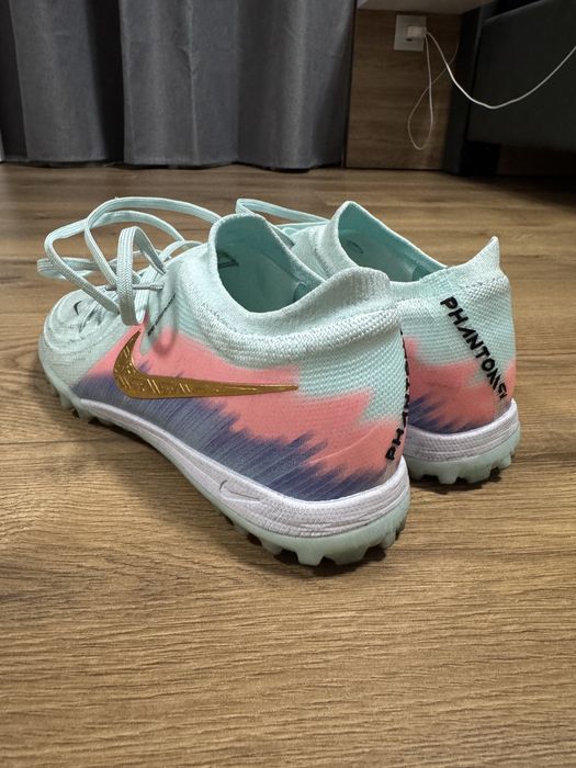 Ghete sintetic Nike Phantom GX II Elite TF Green/Blue/Orange