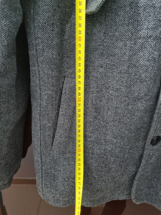 Palton lana gri L