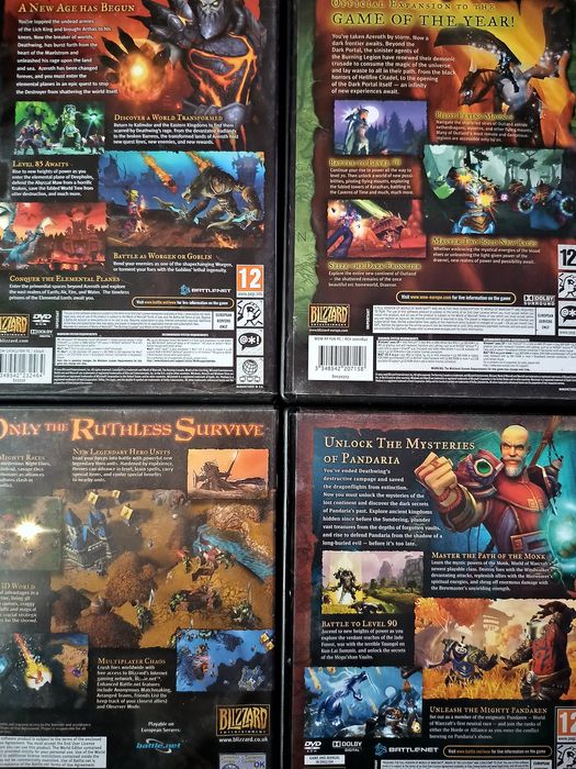 World of warcraft PC diablo pc