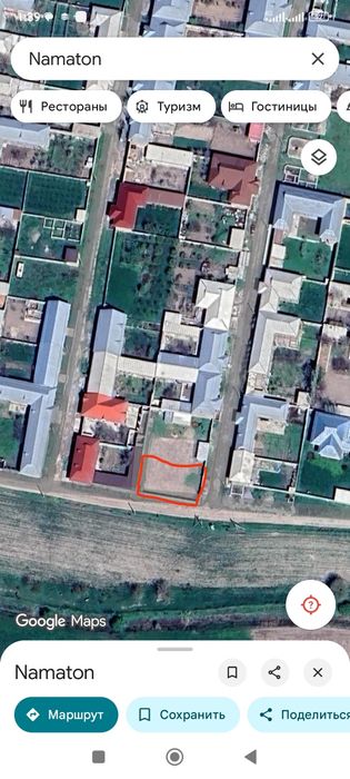 Участка сотилади 6 сотих