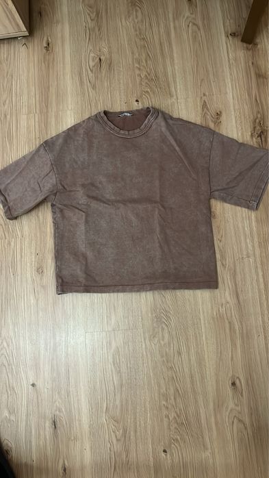 Zara тениска cropped