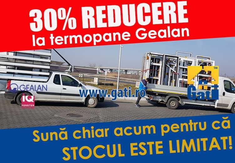 Geamuri termopan Gealan - Azi 30% REDUCERE în Domnești